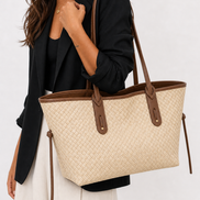 Sara | Bolso tote trenzado elegante