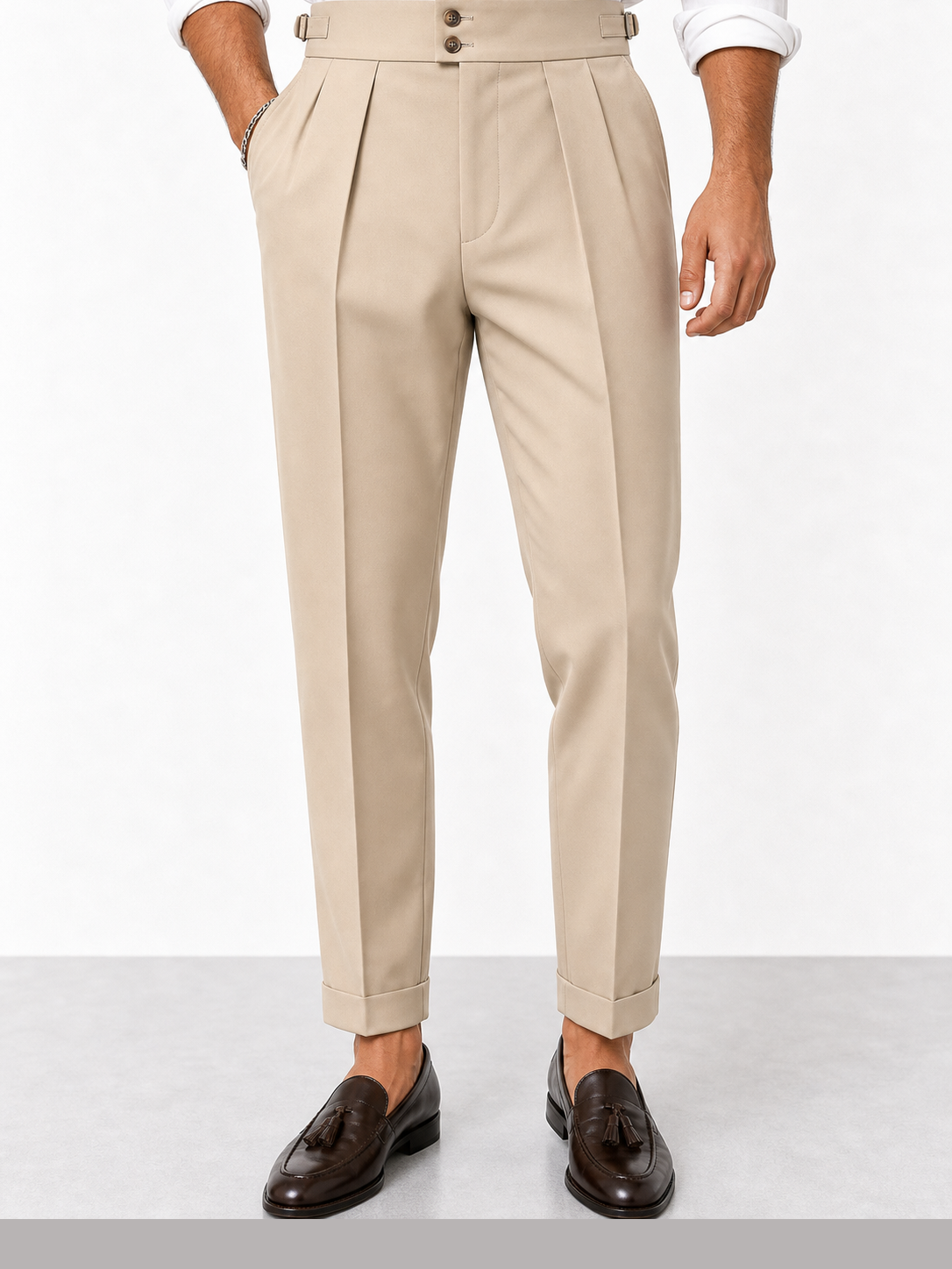 Eduardo | Pantalones elegantes de tiro alto