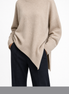 Lidia | Jersey elegante con bajo asimétrico