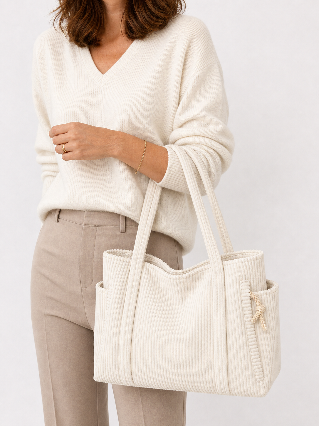 Lorena | Bolso de hombro de pana