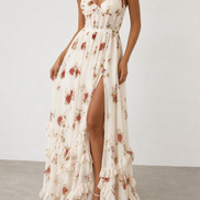 Carlota | Vestido floral romántico