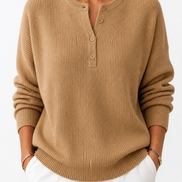 Vera | Jersey elegante con escote de botones