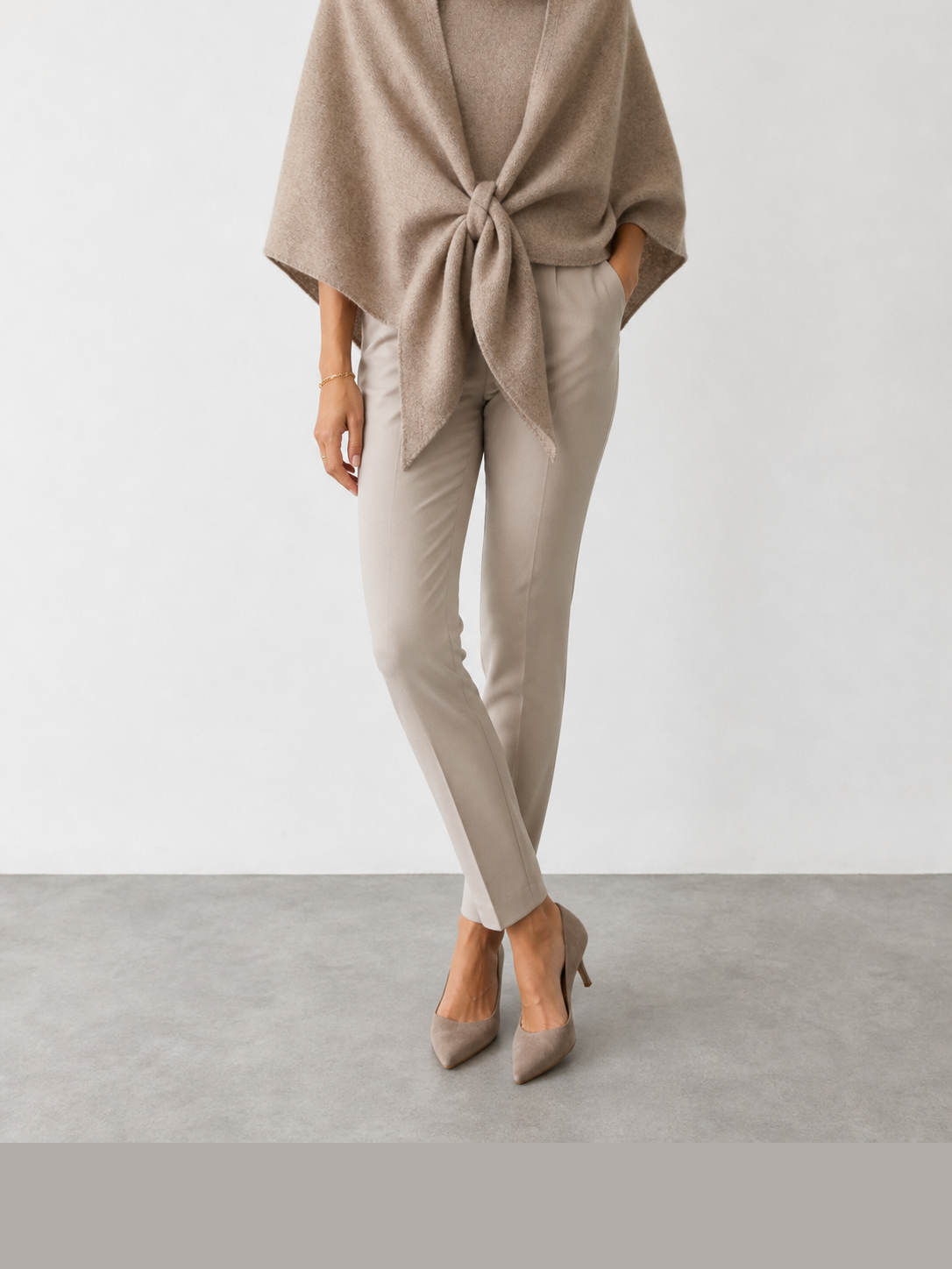 Josefina | Chal elegante con nudo