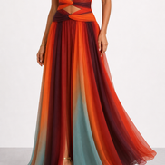 Lidia | Vestido largo elegante