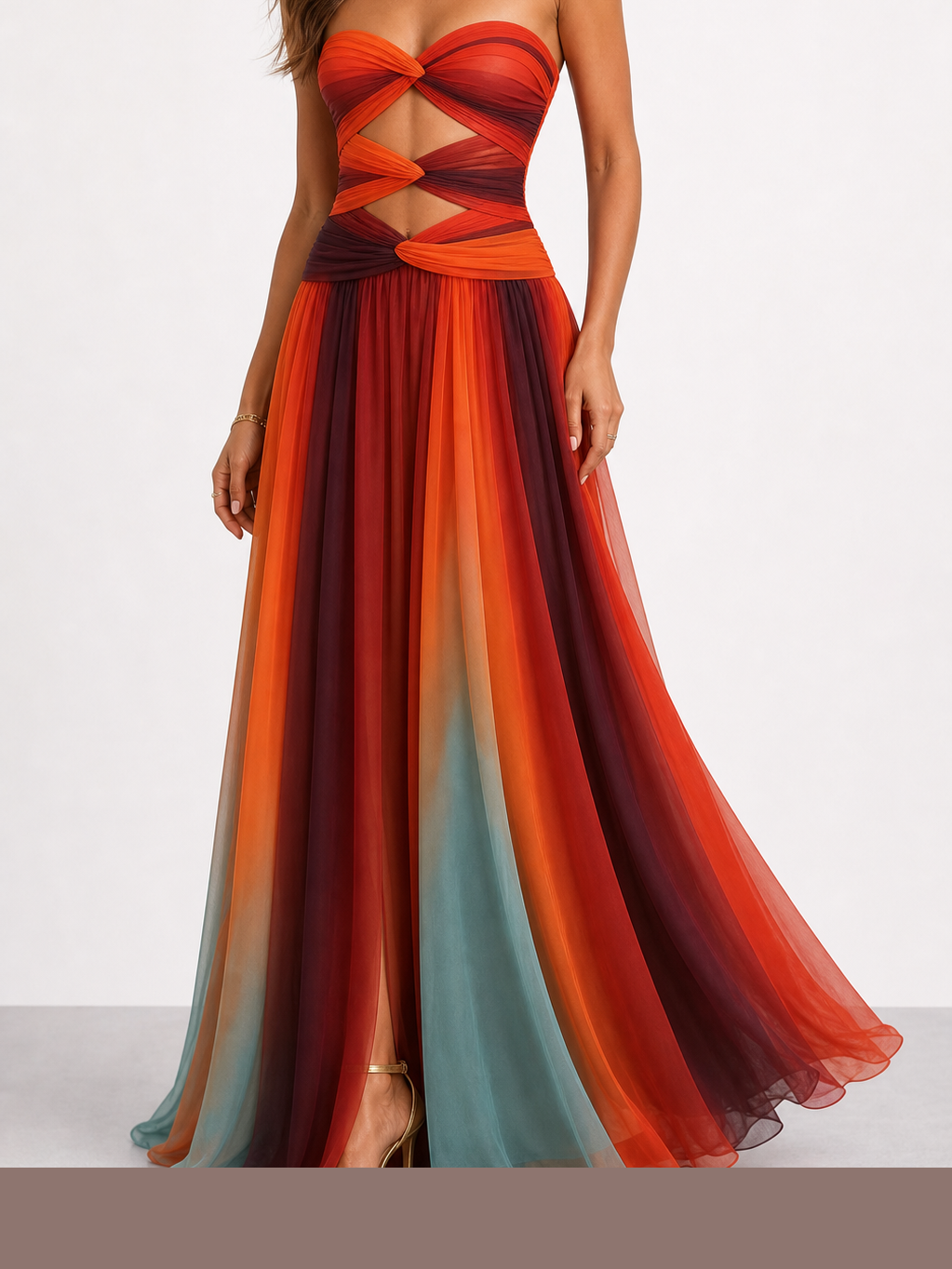 Lidia | Vestido largo elegante