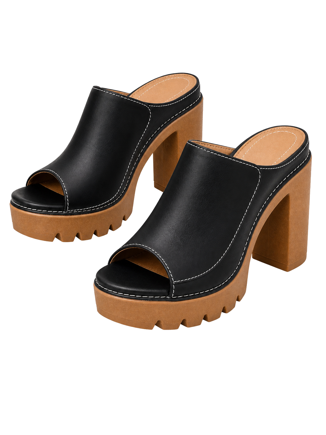 Silvia | Sandalias de tacón con plataforma
