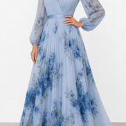 Rocío | Elegante vestido largo plisado