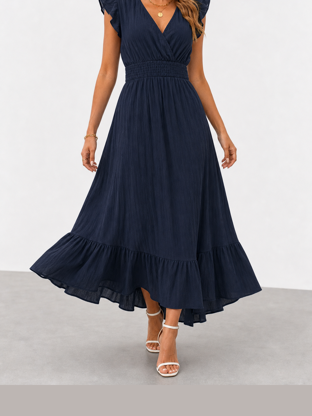 Clara | Vestido midi fluido elegante