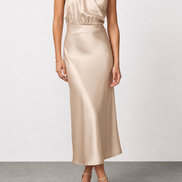 Violeta | Vestido midi de cuello halter
