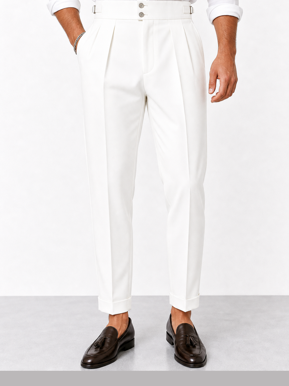 Eduardo | Pantalones elegantes de tiro alto