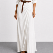Clara | Vestido largo drapeado
