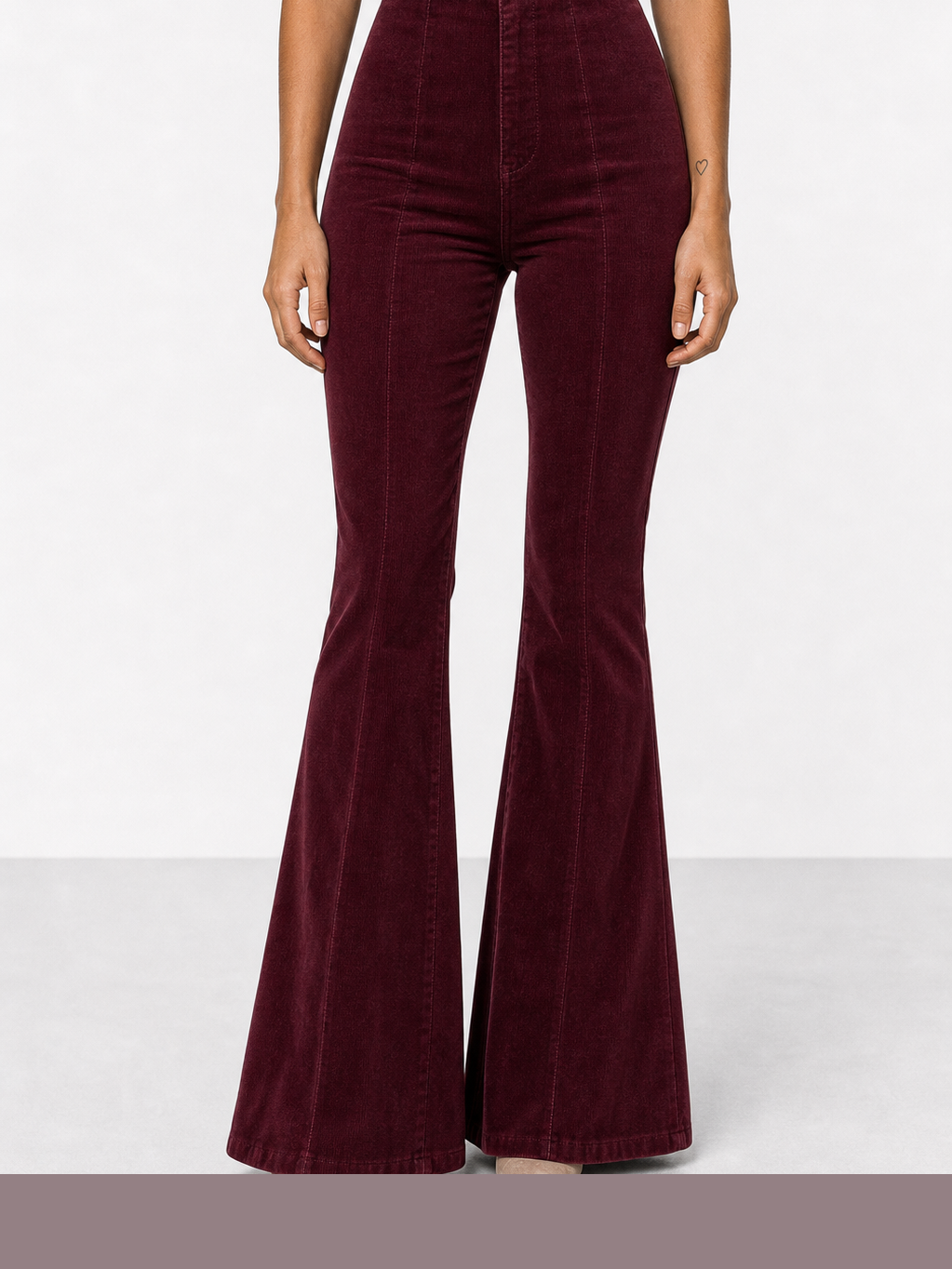 Fernanda | Pantalones acampanados de tiro alto