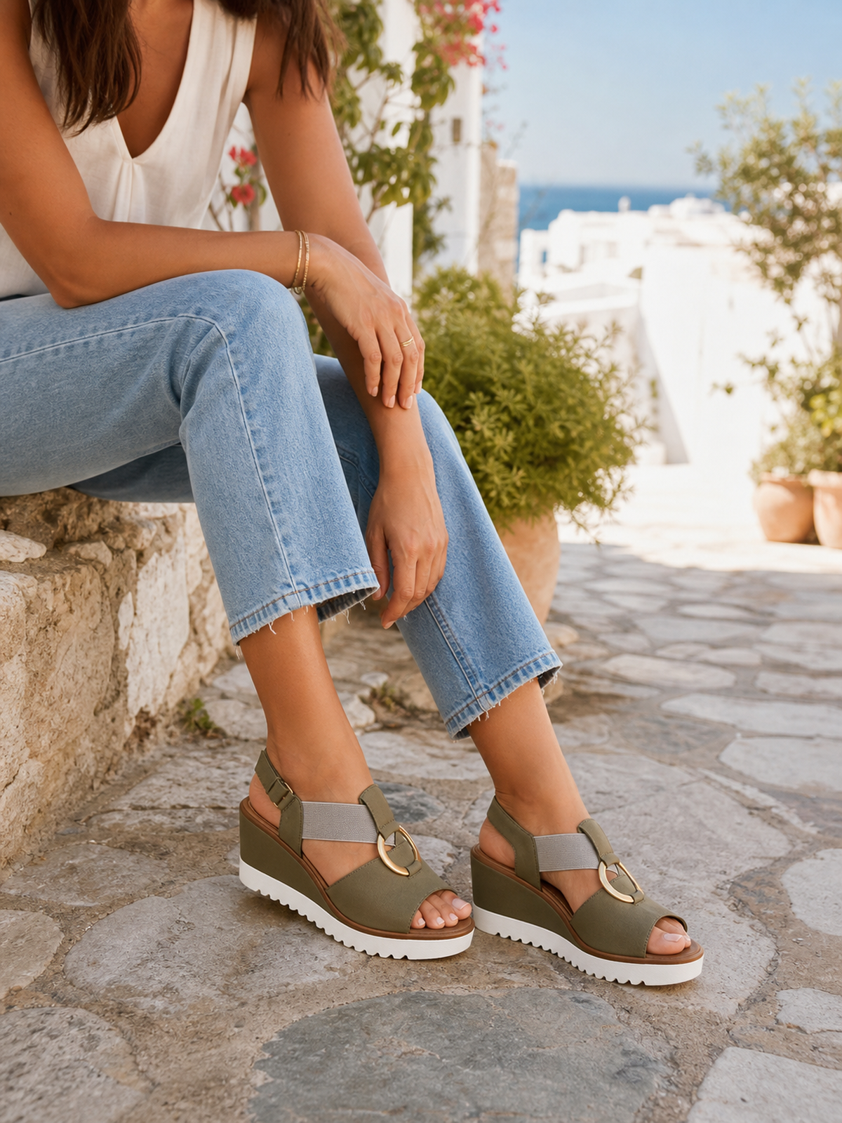 Luna | Sandalias ortopédicas con cuña