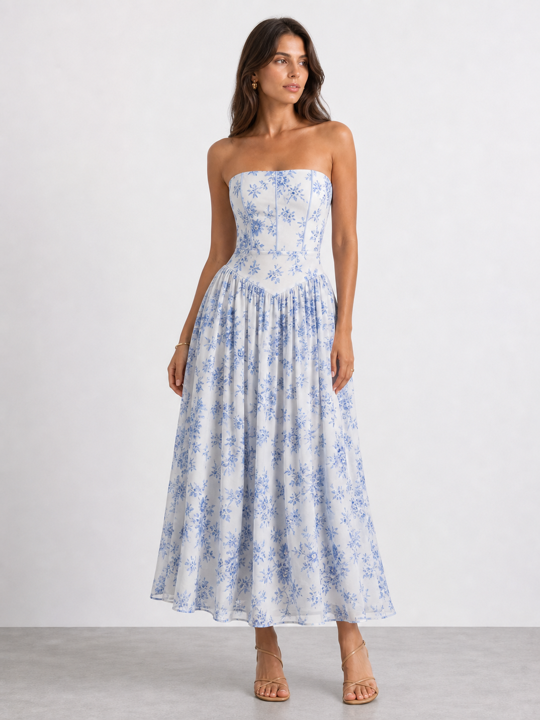 Adelisa | Vestido largo floral