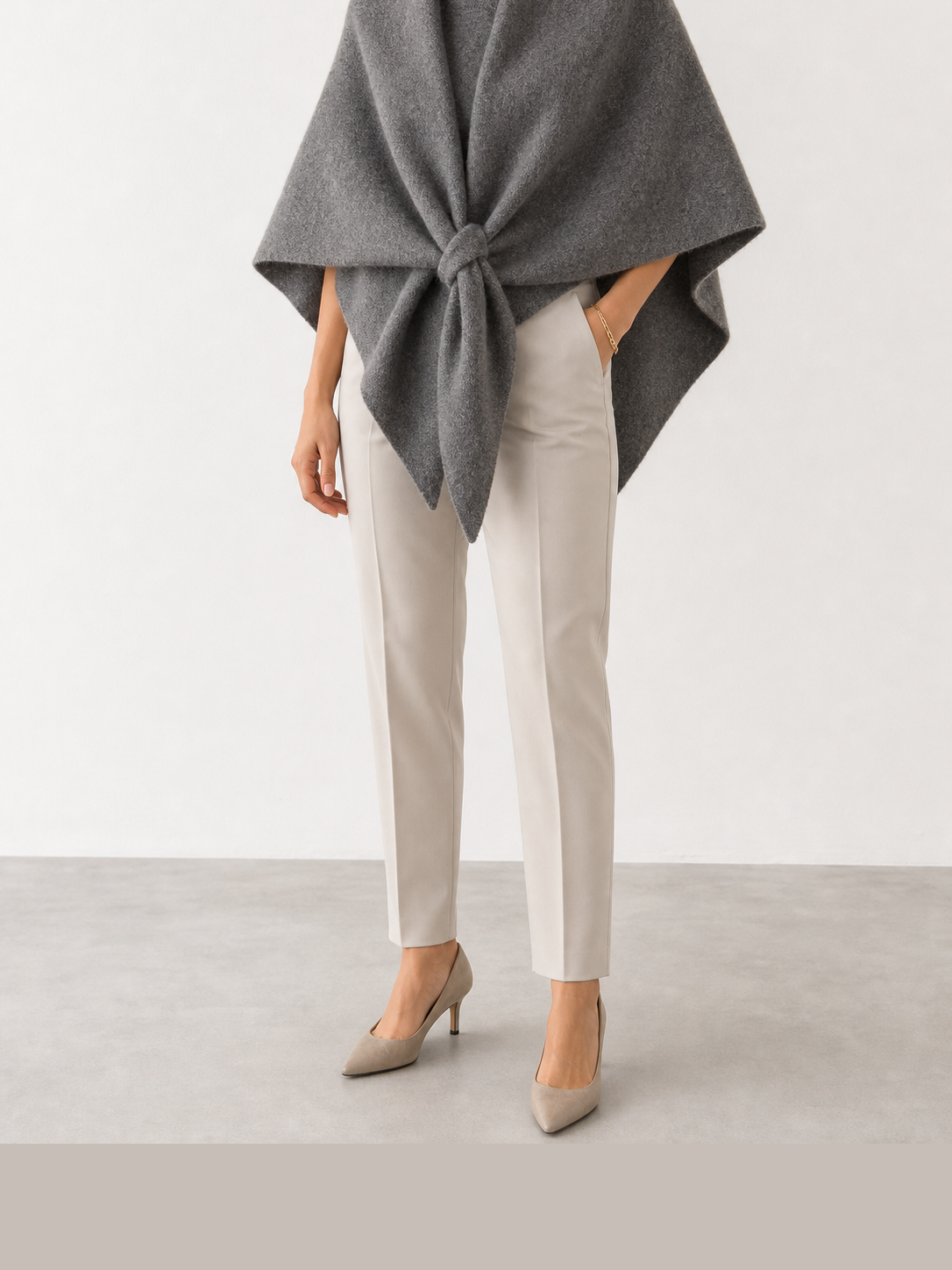 Josefina | Chal elegante con nudo