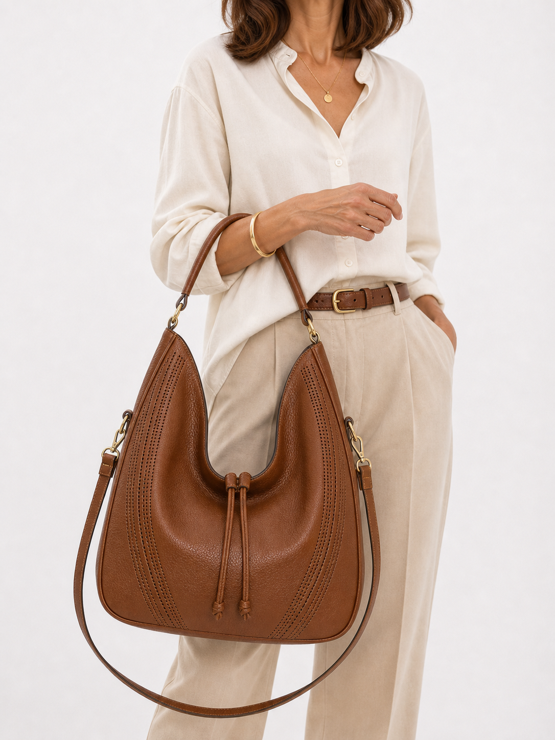 Brunilda | Bolso saco elegante de estilo vintage