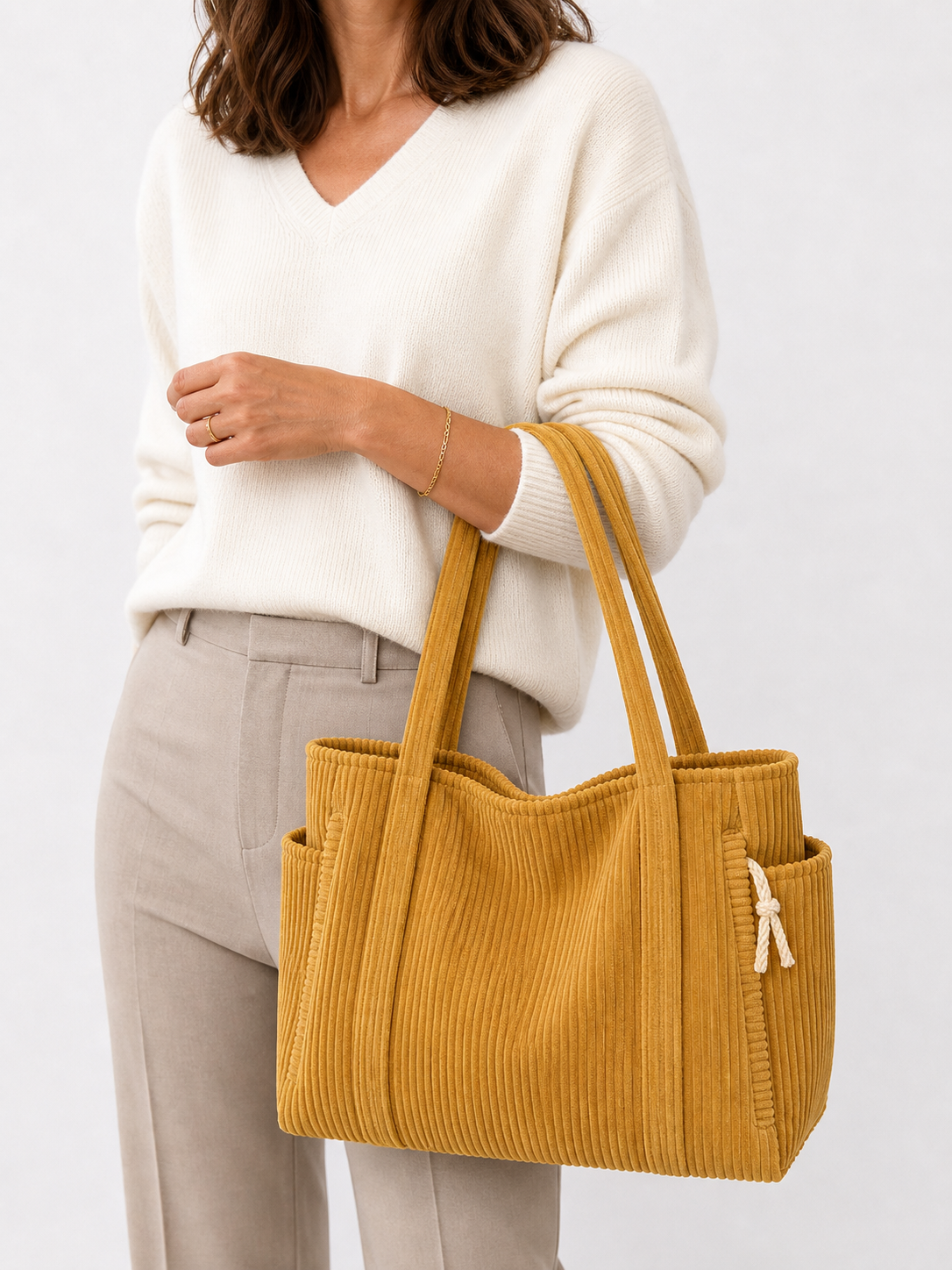 Lorena | Bolso de hombro de pana