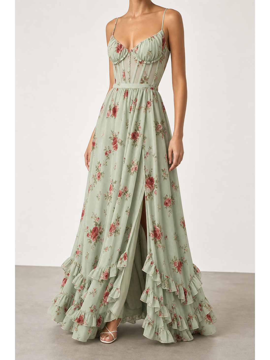 Carlota | Vestido floral romántico