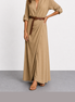 Clara | Vestido largo drapeado