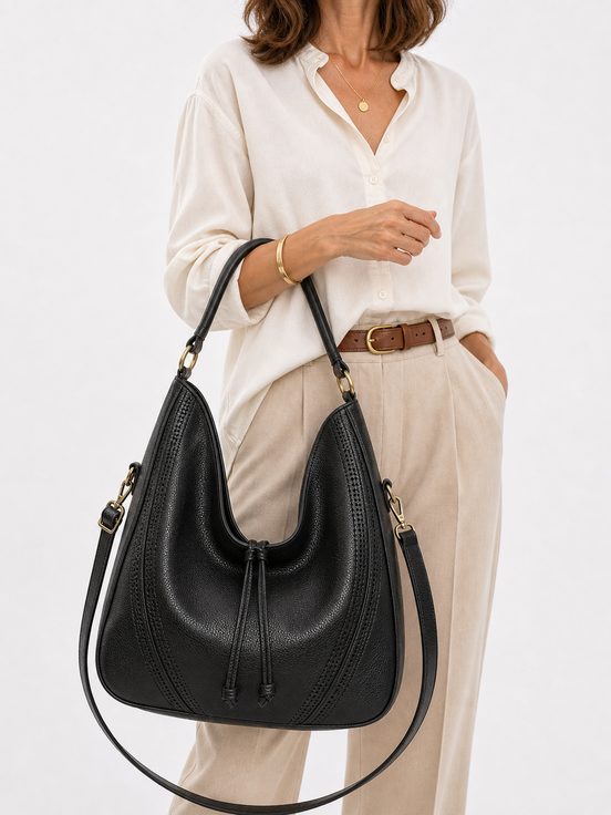 Brunilda | Bolso saco elegante de estilo vintage
