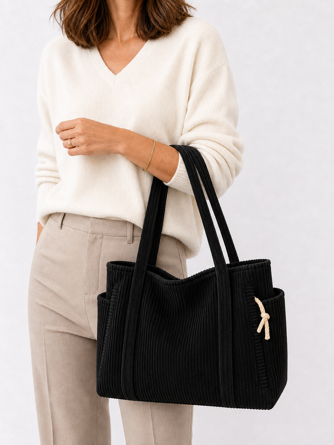 Lorena | Bolso de hombro de pana