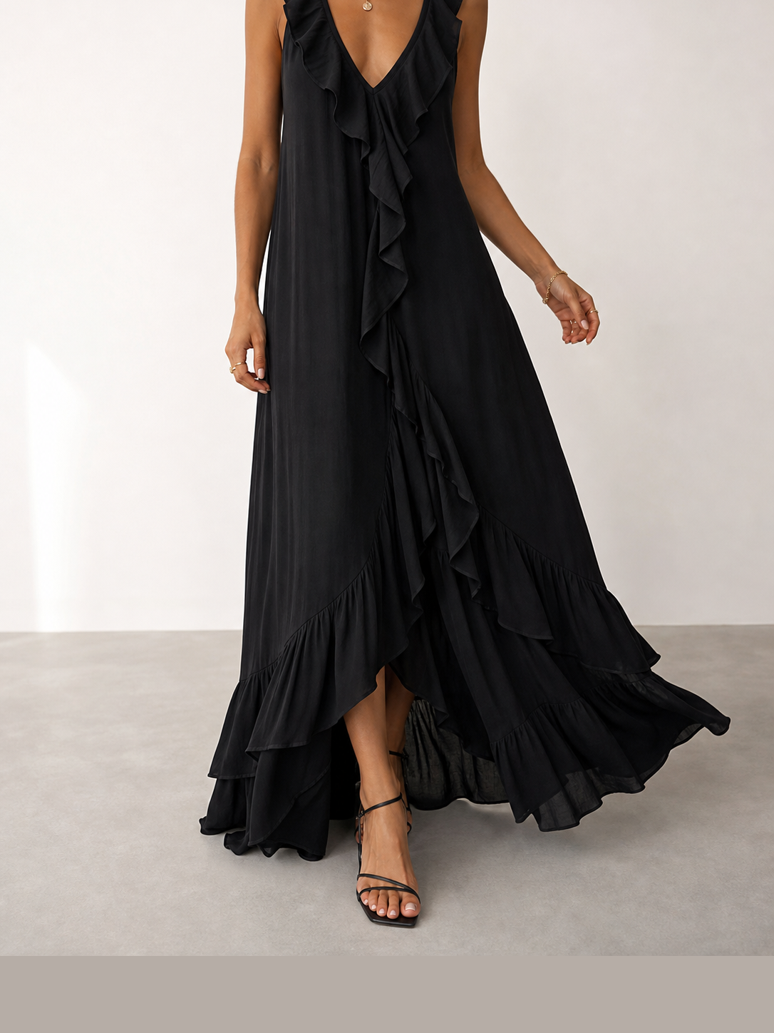 Fabiola | Vestido boho con volantes
