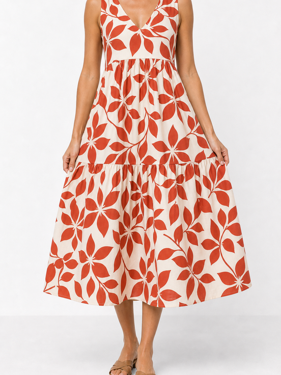 Serafina | Vestido midi de verano elegante