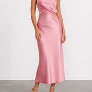 Violeta | Vestido midi de cuello halter