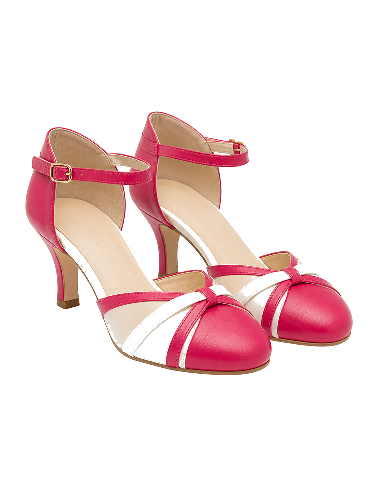 Sara | Sandalias de tacón cómodas de estilo vintage