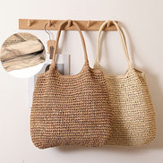 Marisol | Bolso de hombro de paja trenzada
