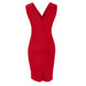 Maite | Elegante vestido con escote en V y abertura