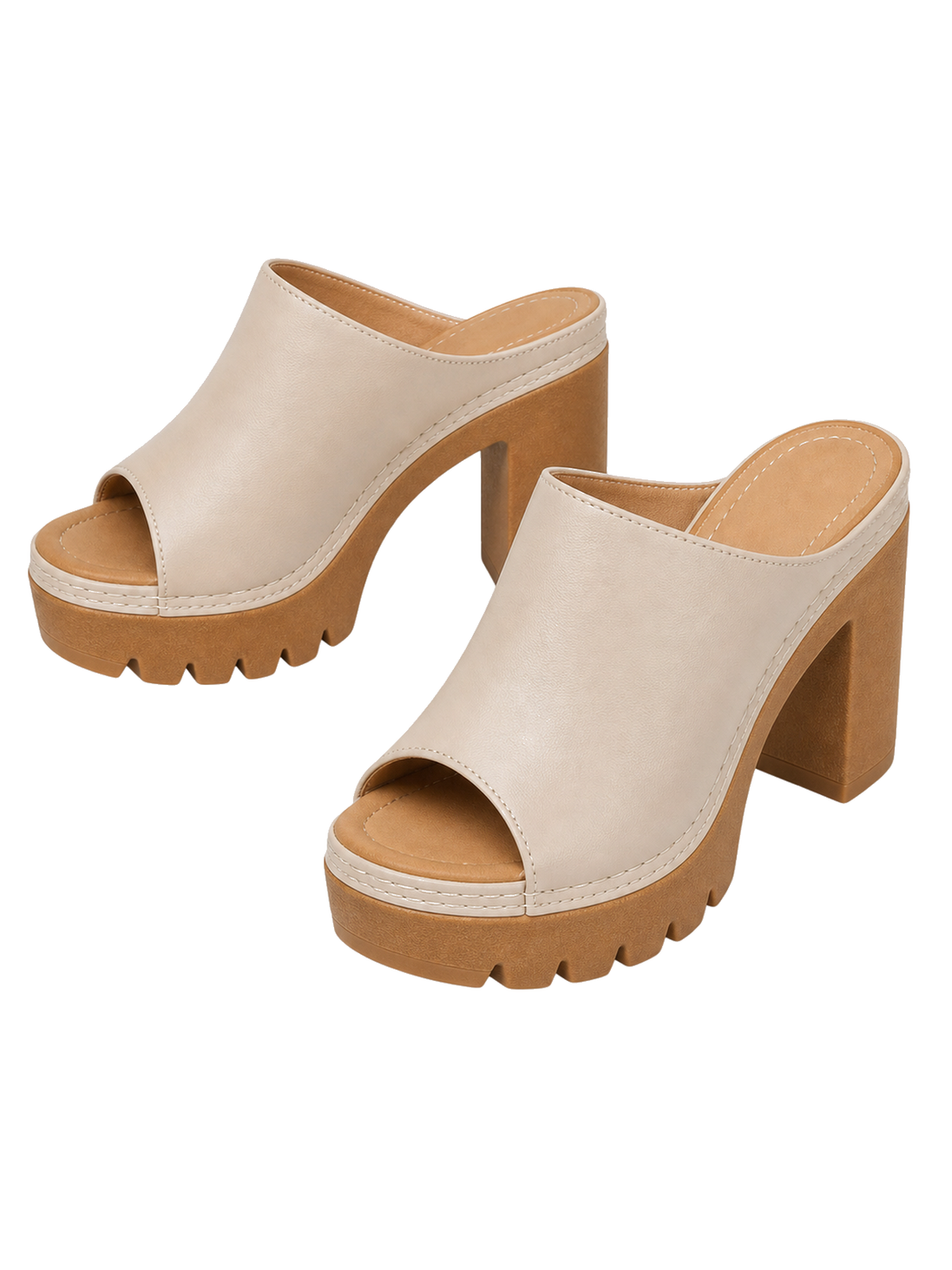 Silvia | Sandalias de tacón con plataforma