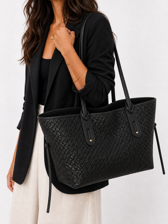 Sara | Bolso tote trenzado elegante
