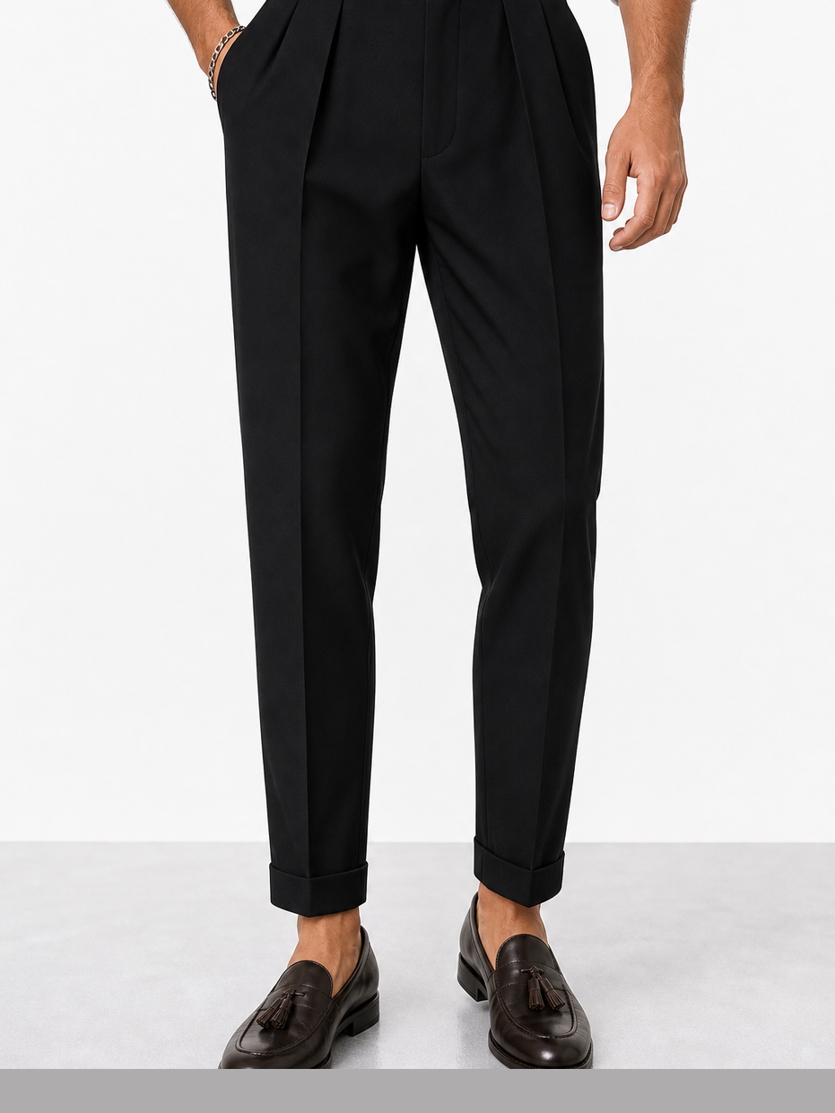 Eduardo | Pantalones elegantes de tiro alto