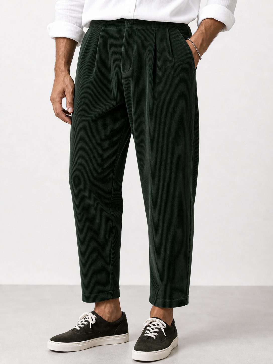 Máximo | Pantalones elegantes de pana