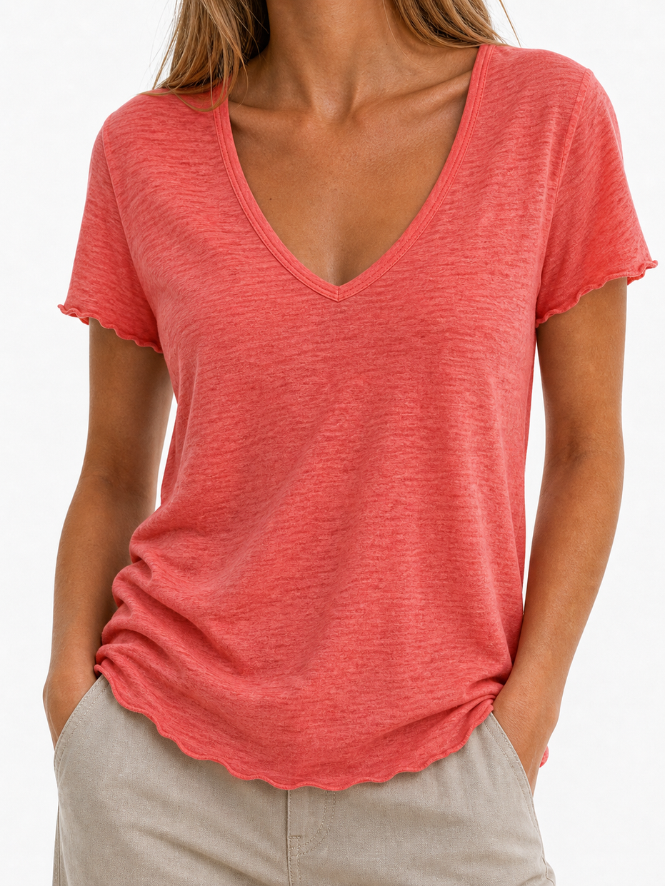 Tamara | Camiseta de algodón orgánico suave