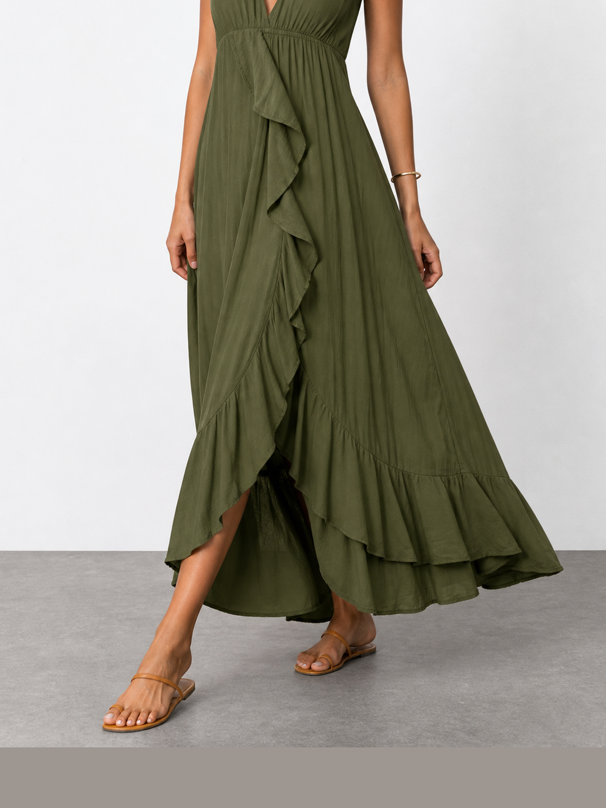 Fabiola | Vestido boho con volantes