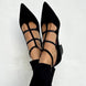 Gema | Zapatos de salón de punta con correas