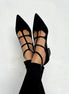 Gema | Zapatos de salón de punta con correas