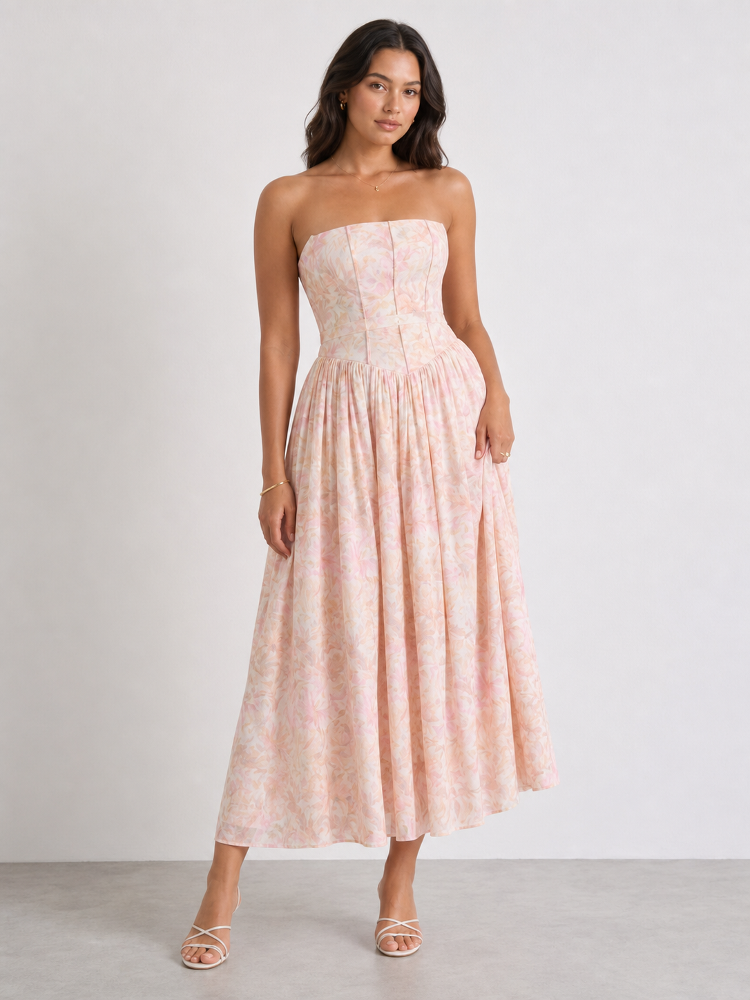Adelisa | Vestido largo floral