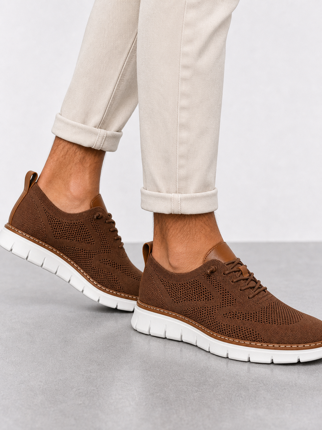 Fabrizio | Zapatillas de hombre de punto knit transpirable