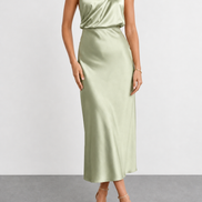 Violeta | Vestido midi de cuello halter