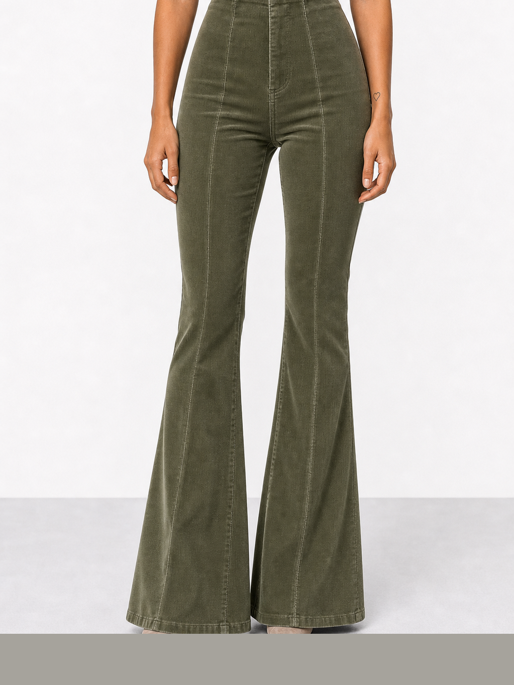 Fernanda | Pantalones acampanados de tiro alto