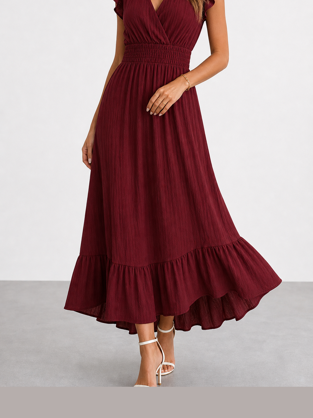Clara | Vestido midi fluido elegante