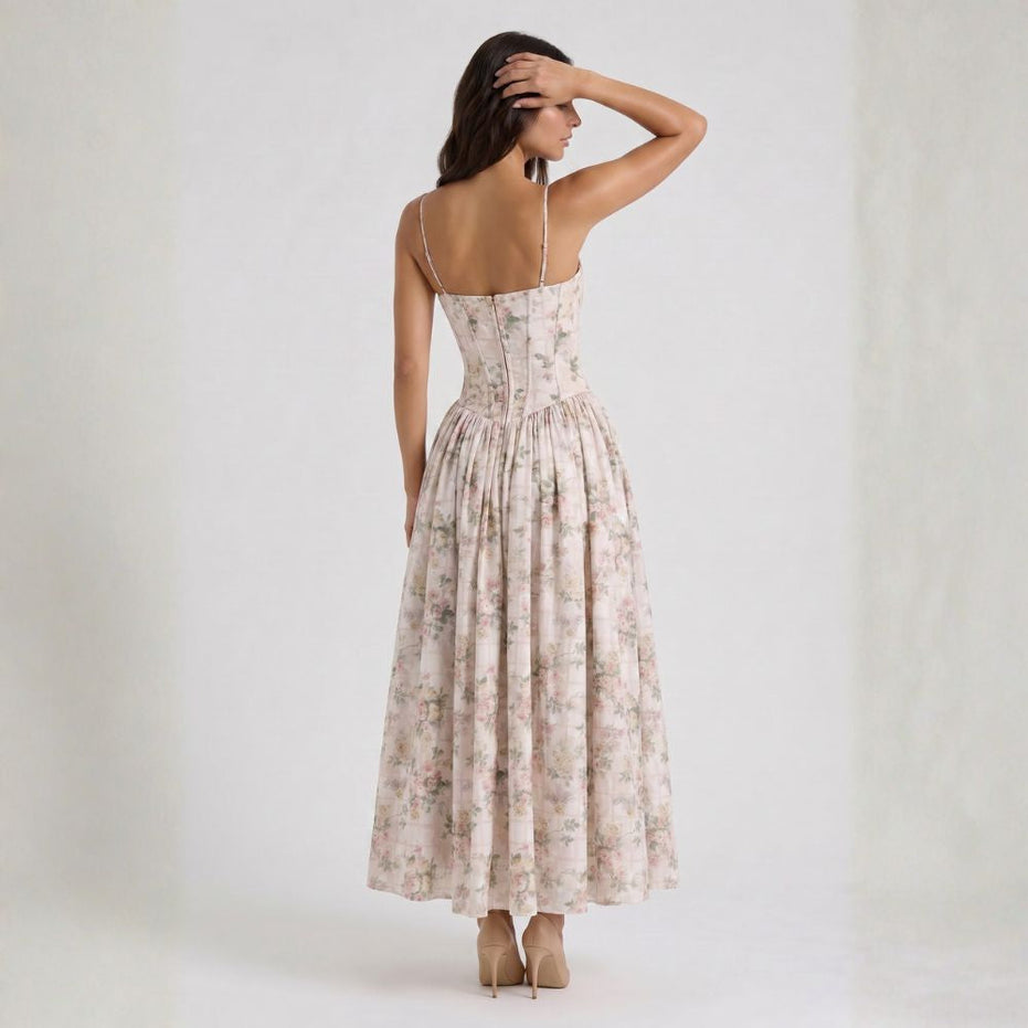 Adelisa | Vestido largo floral