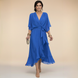 Diana | Vestido de chifón con escote en V