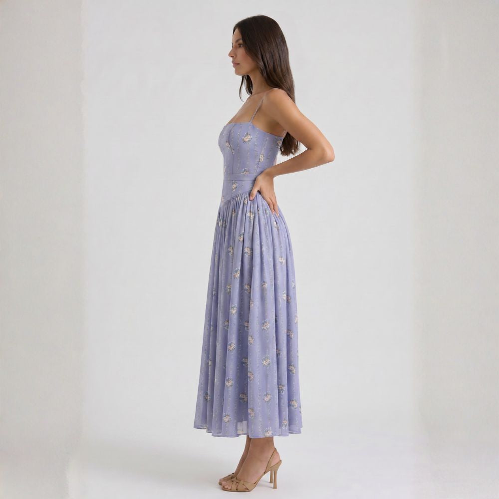 Adelisa | Vestido largo floral