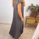 Inés | Vestido plisado sin mangas