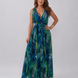 Zaida | Vestido midi sin mangas con cintura imperio