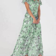 Elena | Vestido largo floral